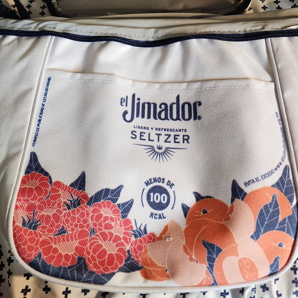El Jimador White and Blue Cooler Bag